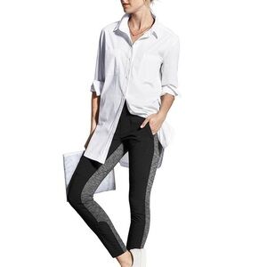 Athleta Highline Hybrid Ankle Tight Leggings Pants Zippered Pockets Size 2 XS